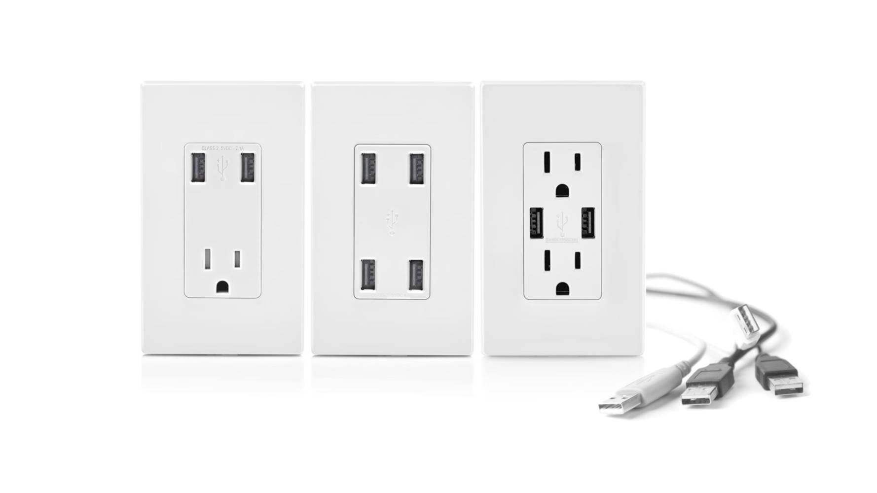 Install USB Integrated Receptacles USB Outlet Special SESCOS