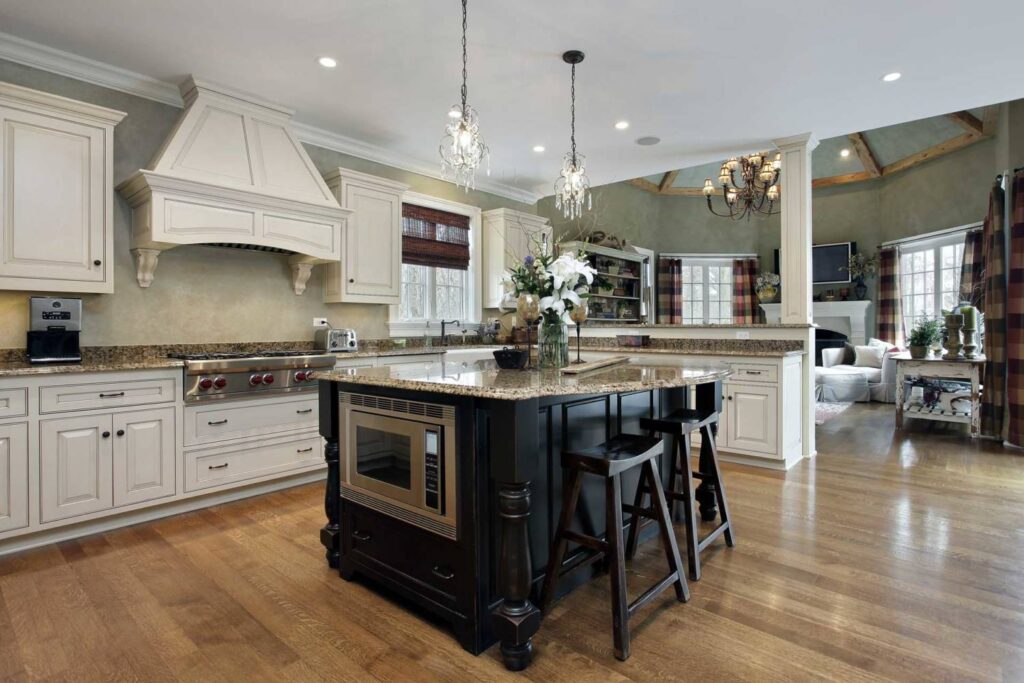 electrical wiring of kitchen islands by Southern Electric