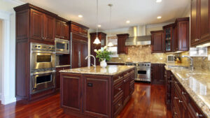 Image of recessed lighting in kitchen